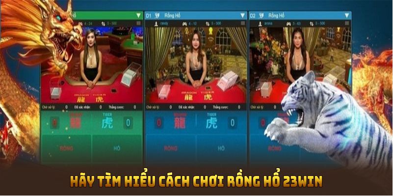 Hãy tìm hiểu cách chơi rồng hổ 23WIN để tin đặt cược